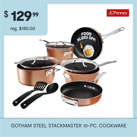 gotham steel 10 pc box set|gotham steel stackmaster set.